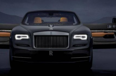 Rolls-Royce Wraith Luminary系列采用1,340光纤灯的星形顶灯