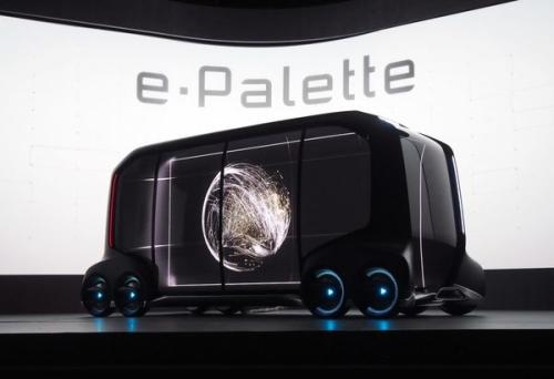 丰田在2018年消费电子展上展示了e-Palette概念车