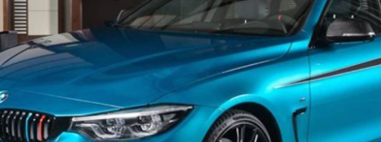 宝马阿布扎比以M4式外观包裹Snapper Rocks Blue 440i Gran Coupe