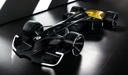 雷诺RS 2027 Vision F1汽车看起来像是直接从Tron出来的