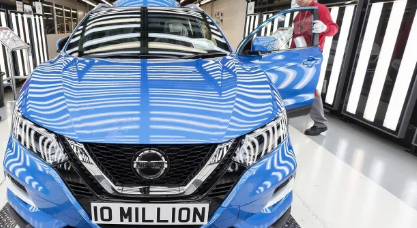 日产汽车在英国的桑德兰工厂庆祝了生产里程碑