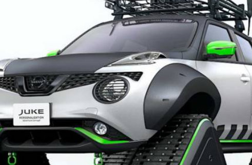 观看此日产Juke变成雪地车将在2020年东京车展上亮相