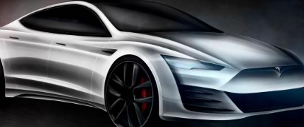 有外媒绘制了一组新一代特斯拉Model S的渲染图