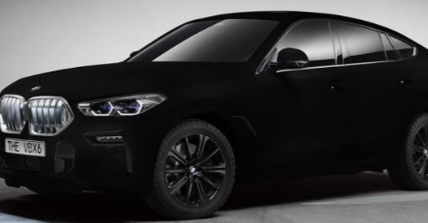 宝马预览了带有高科技 Vantablack喷漆的新型X6 SUV