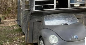 这款2003年的大众甲壳虫也许是世界上最令人惊讶的露营车