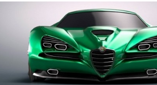 阿尔法罗密欧Vision GT概念车 以未来派风格重新设计的蒙特利尔