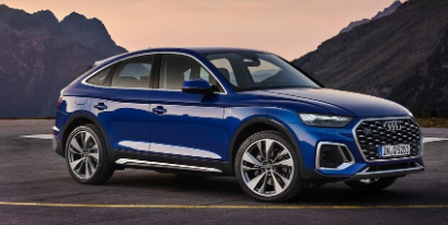 奥迪通过推出Q5 SUV的'coupe'兄弟车型2021奥迪Q5 Sportback进一步扩大了其阵容