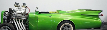 绿色的挡风玻璃机梦想着成为1959年的凯迪拉克