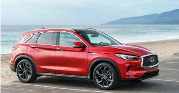 2021英菲尼迪QX50增加了新功能和涂黑外观套件