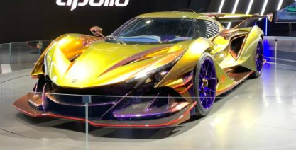 德国超跑制造商Apollo正式在国内首发亮相了旗下全新超跑Apollo Intensa Emozione