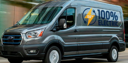 福特推出全新全电动的E-Transit Van