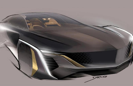 凯迪拉克的新Halo汽车可能看起来像这样