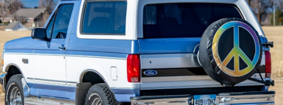 1996年下半年的福特Bronco XLT 4x4价格可能会超过 7k