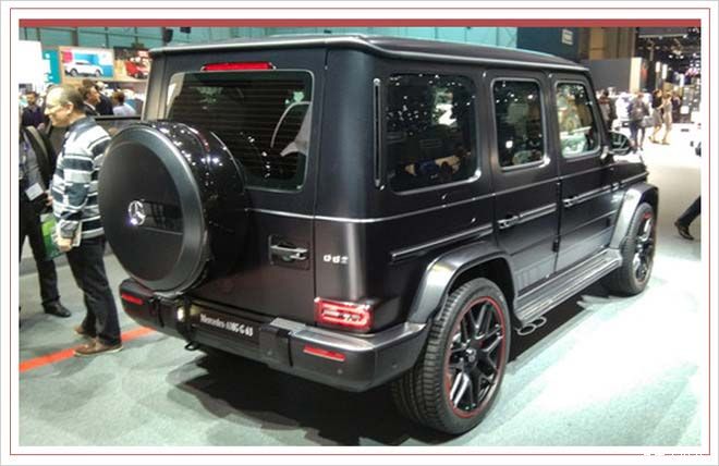 奔驰全新AMG G 63正式亮相 百公里加速4.5秒