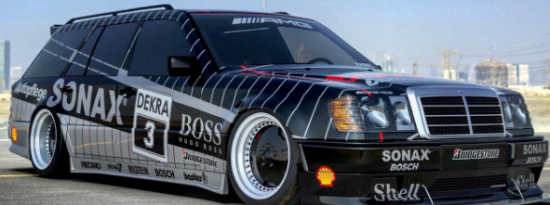 梅赛德斯-奔驰124系列采用虚拟AMG DTM方式显示谁上司