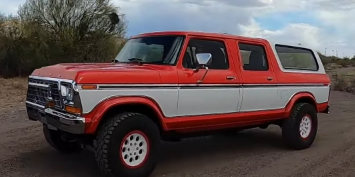 借助Roush SVT F-150 Raptor1979增压的福特Bronco变成了四门