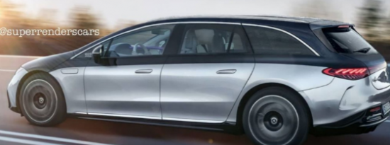 2022 年梅赛德斯-奔驰 EQS 射击制动渲染感觉就像R级电动汽车的复兴
