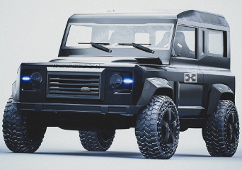 Land Rover Defender OG 概念在极简主义渲染中带回了九十年代