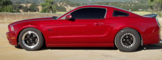 我们看到了一辆 Shelby GT500 参加了BMW M4 比赛