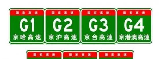 高速g1g2g3g4g5g6g7g8是哪条？为什么没有g8高速公路