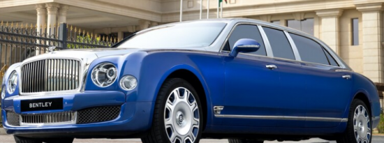 这款大型宾利慕尚豪华轿车应确保您获得最大的关注