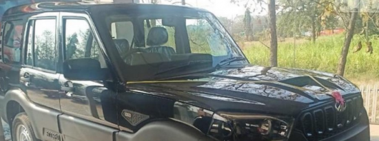 这是2021MahindraScorpio S3 的外观
