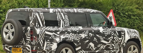 LandRoverDefender130Spied3排是常态