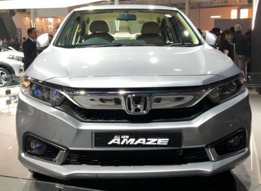 HondaAmaze在正在进行的汽车博览会上亮相计划在未来几周内推出