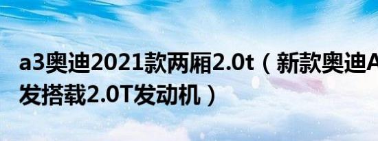 a3奥迪2021款两厢2.0t（新款奥迪A3国内首发搭载2.0T发动机）