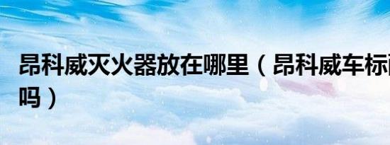 昂科威灭火器放在哪里（昂科威车标配灭火器吗）