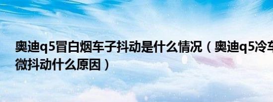 奥迪q5冒白烟车子抖动是什么情况（奥迪q5冷车启动有轻微抖动什么原因）