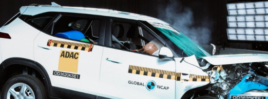 起亚Seltos在全球NCAP成人乘员保护安全测试中获得三颗星