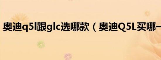 奥迪q5l跟glc选哪款（奥迪Q5L买哪一款好）