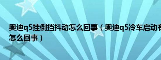 奥迪q5挂倒挡抖动怎么回事（奥迪q5冷车启动有轻微抖动怎么回事）
