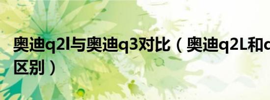 奥迪q2l与奥迪q3对比（奥迪q2L和q3有什么区别）