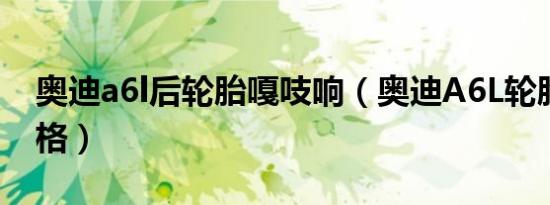 奥迪a6l后轮胎嘎吱响（奥迪A6L轮胎型号规格）