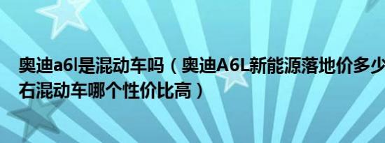 奥迪a6l是混动车吗（奥迪A6L新能源落地价多少钱 50万左右混动车哪个性价比高）