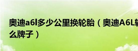奥迪a6l多少公里换轮胎（奥迪A6L轮胎是什么牌子）