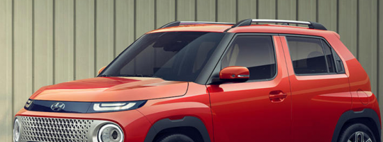 现代CasperSUV展示时尚造型