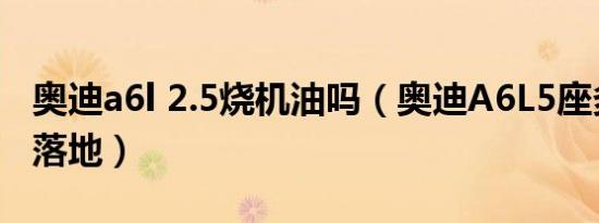 奥迪a6l 2.5烧机油吗（奥迪A6L5座多少钱能落地）