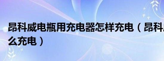 昂科威电瓶用充电器怎样充电（昂科威电瓶怎么充电）