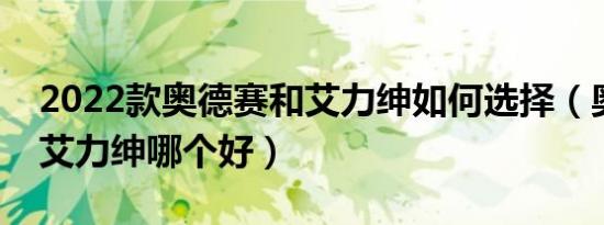 2022款奥德赛和艾力绅如何选择（奥德赛跟艾力绅哪个好）