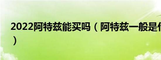 2022阿特兹能买吗（阿特兹一般是什么人开）