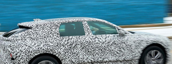 凯迪拉克Lyriq原型车正在上路