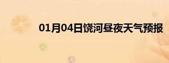 01月04日饶河昼夜天气预报
