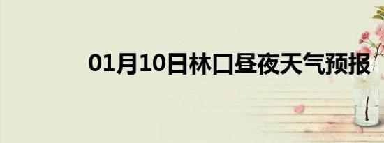 01月10日林口昼夜天气预报