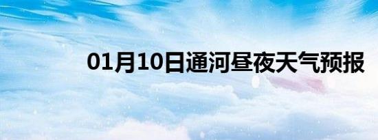 01月10日通河昼夜天气预报
