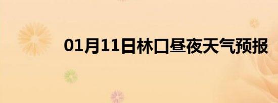 01月11日林口昼夜天气预报