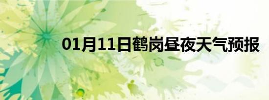 01月11日鹤岗昼夜天气预报