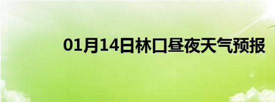 01月14日林口昼夜天气预报